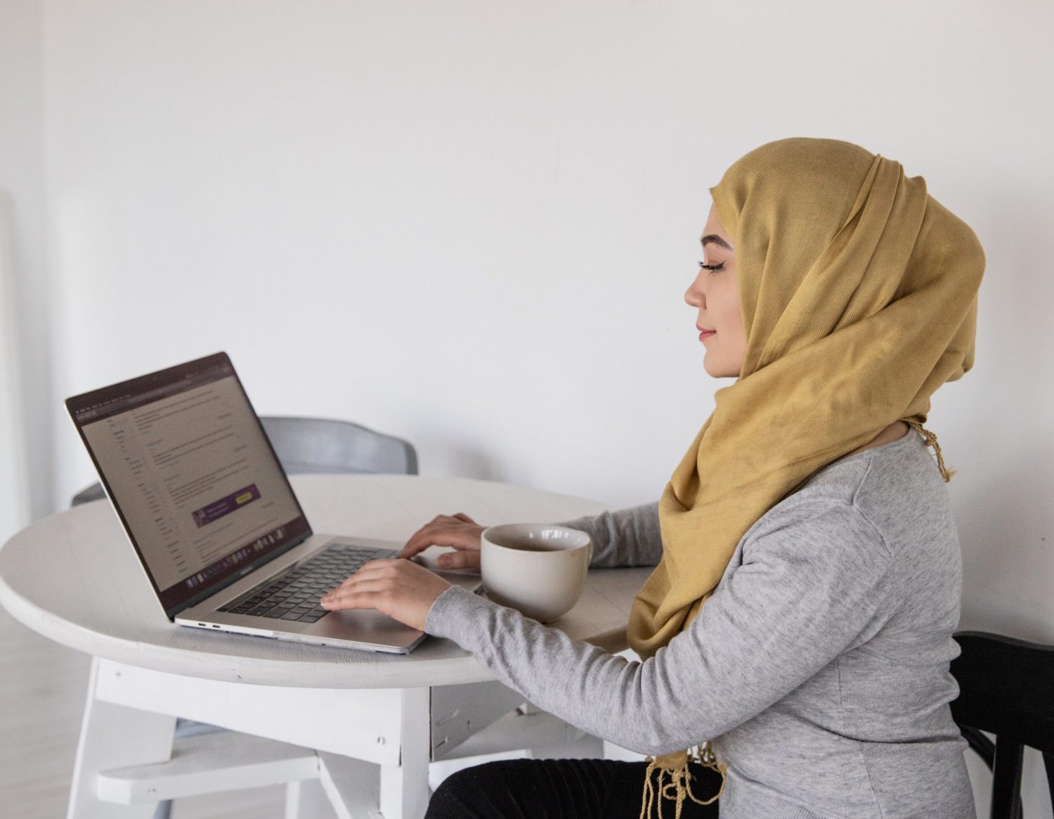 laptop moslima