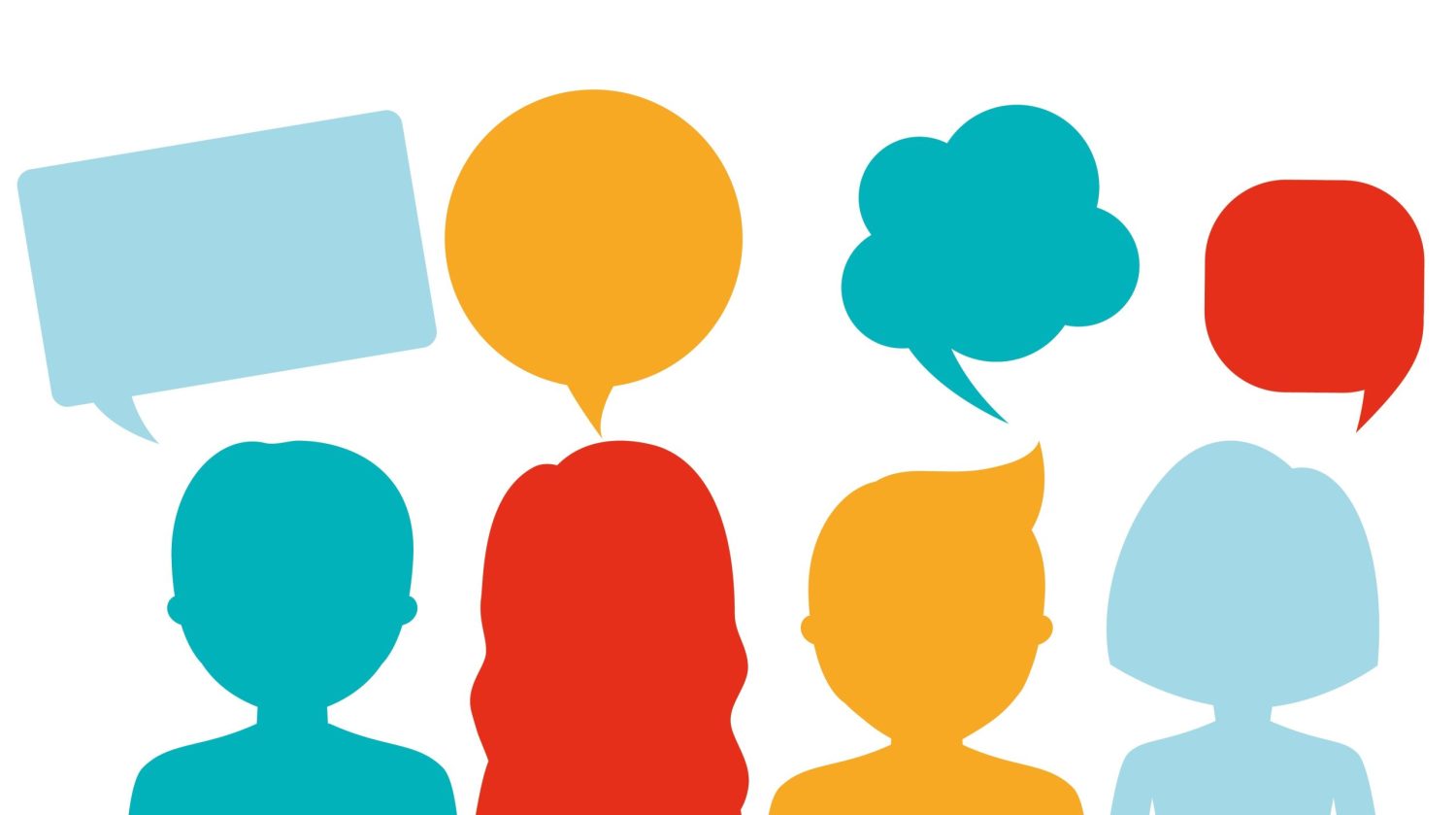 People,Having,Conversation,Icon,Image,Vector,Illustration,Design